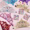 17 Pcs Princess Party Crowns Set Kids Party Supplies Tiaras Making Kit with Diamond Stickers